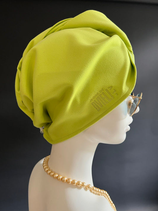 Matu dvielis Turbāns - plānā mikrošķiedra / zaļš