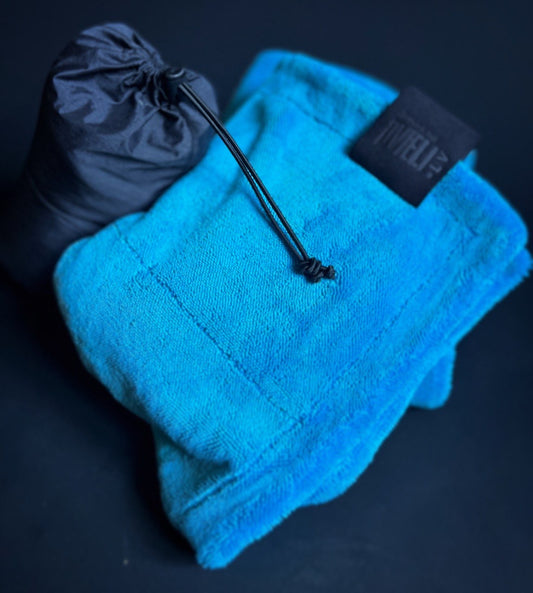 Auto virsbūves žāvēšanas dvielis 1200g, 40x60cm / zils