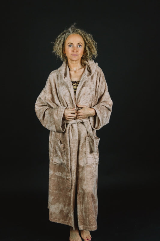 Bamboo Terry Bathrobe / BLUSH PINK