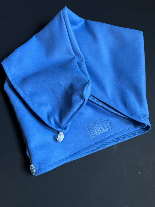 Matu dvielis Turbāns - plānā mikrošķiedra / zils