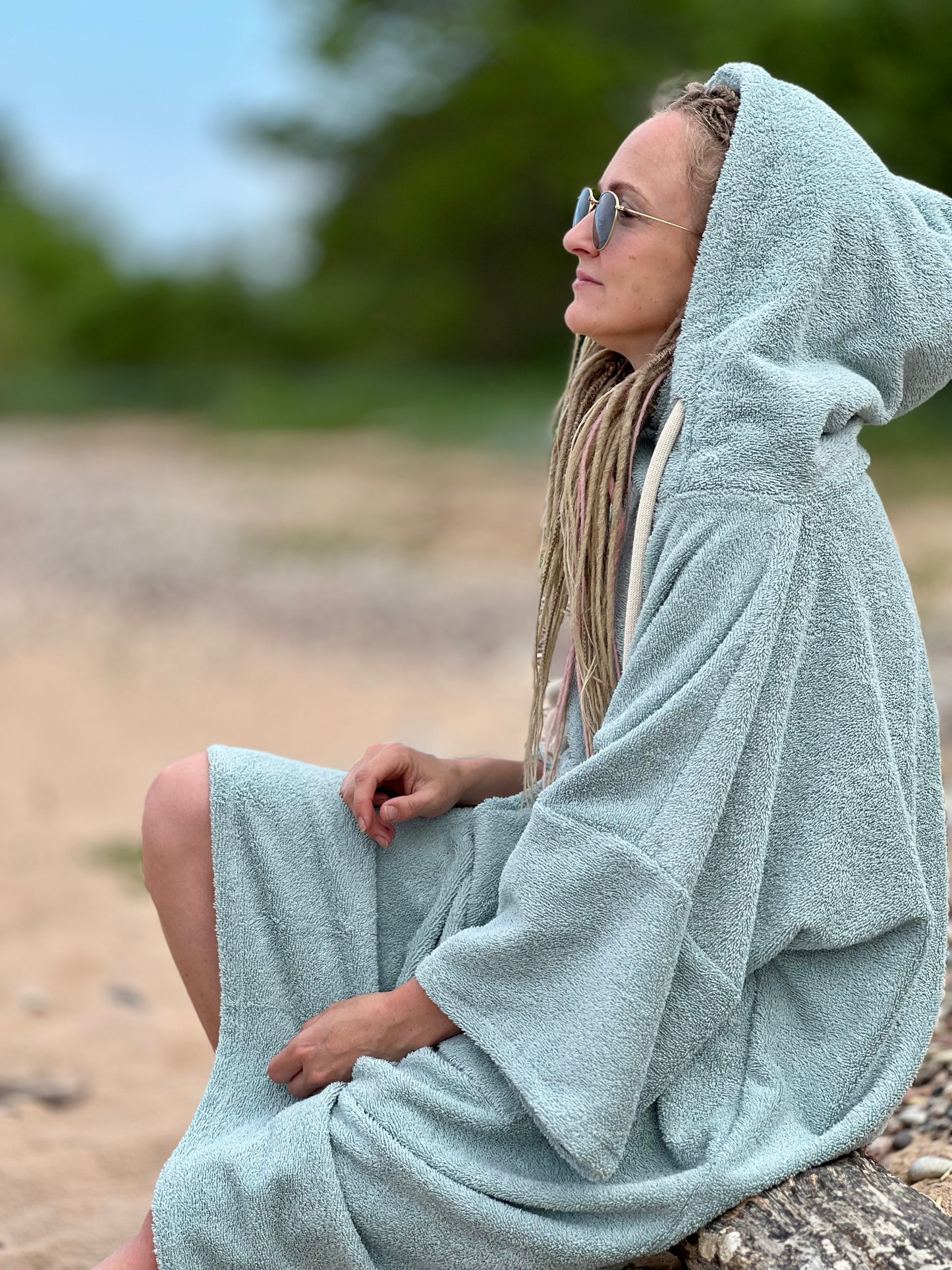 Pončo unisex - rohekashane