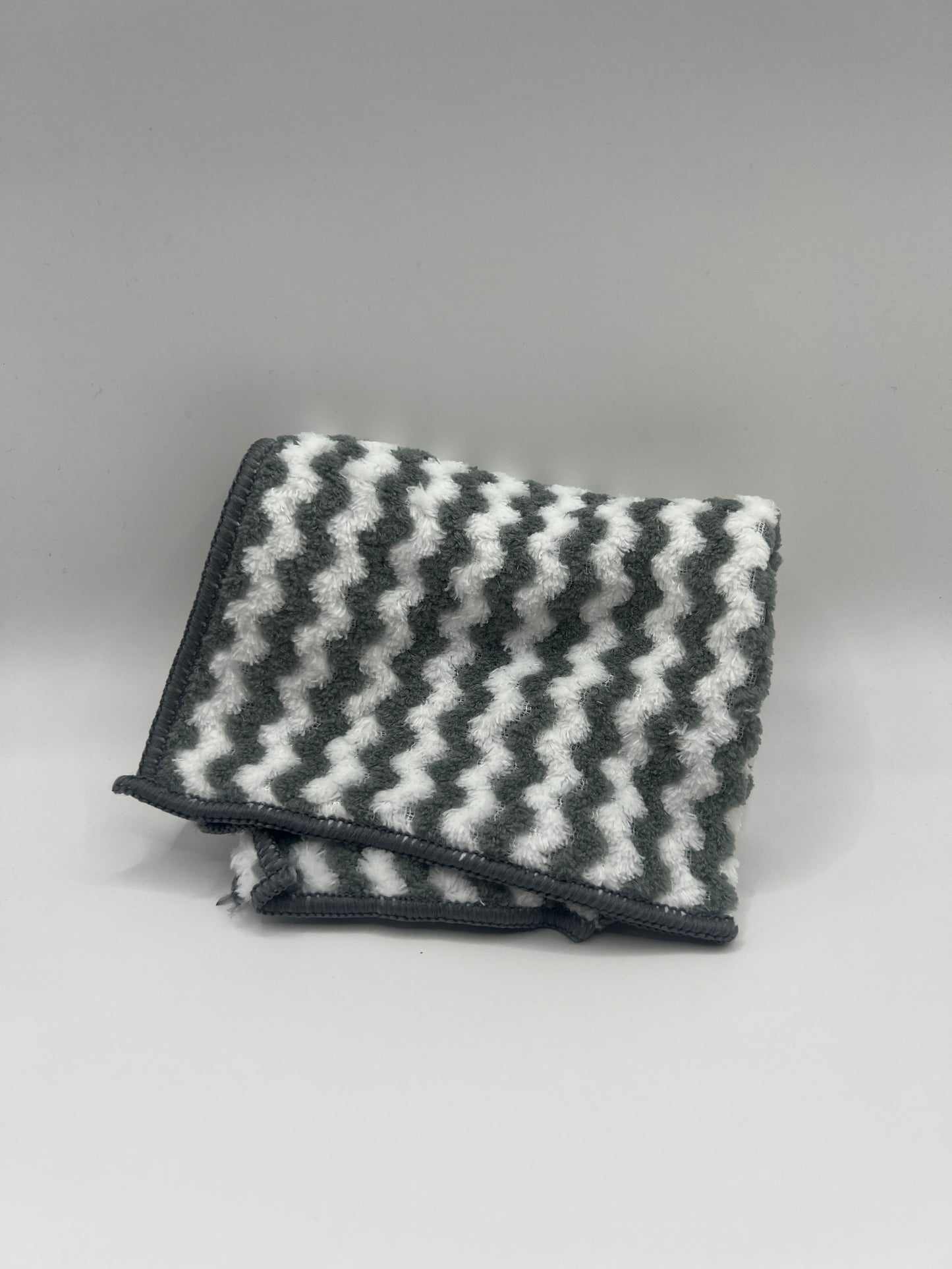 Mikrošķiedras lupatiņa 28x28cm - zaļi pelēka