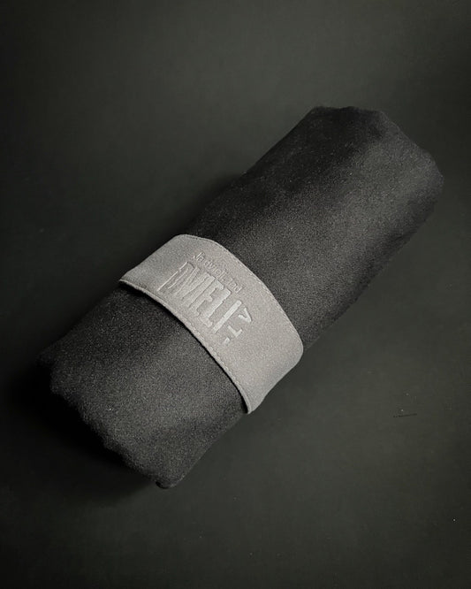 Mikrošķiedras dvielis / 90x160cm / melns