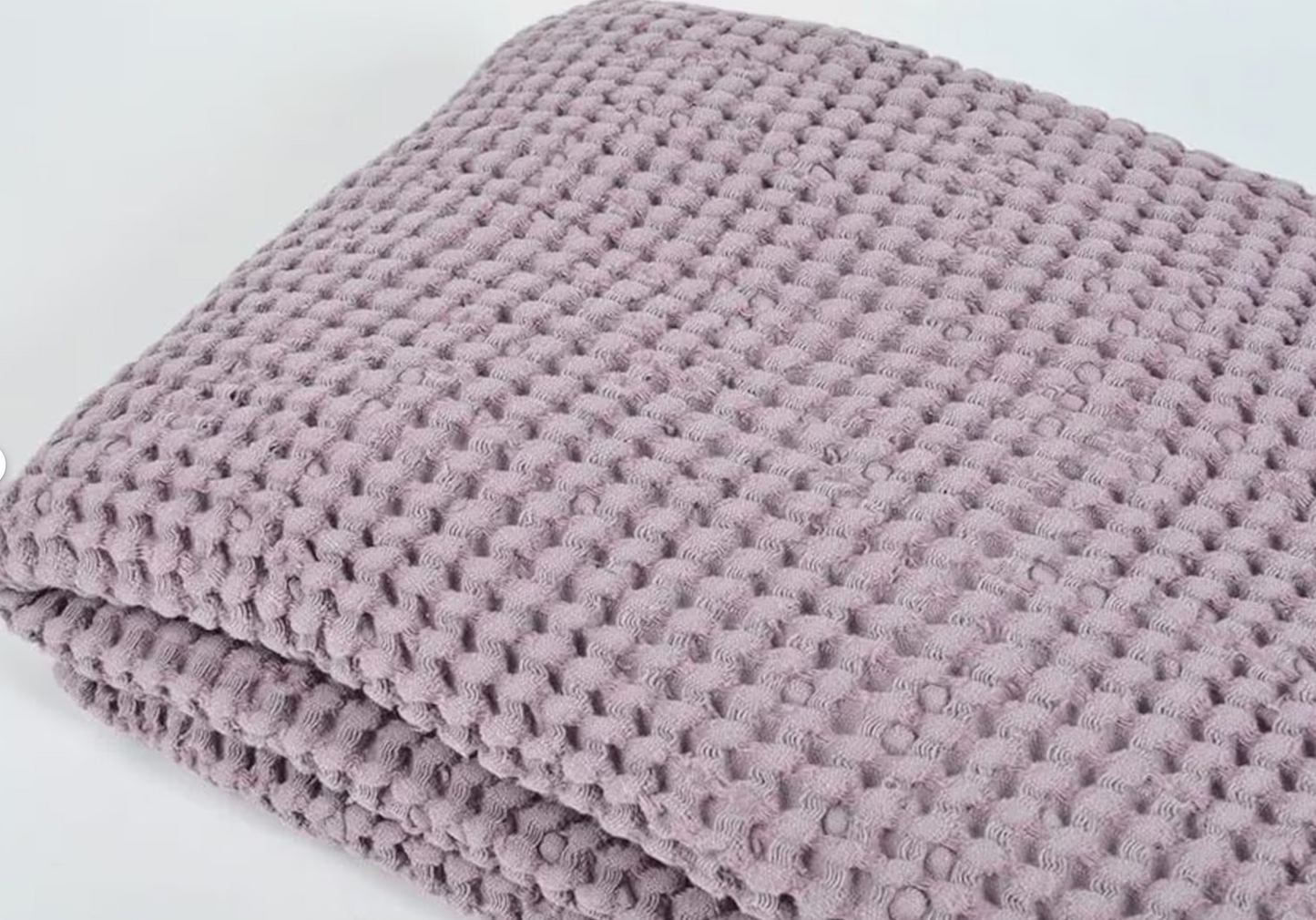 Linen waffle towel / LAVENDER
