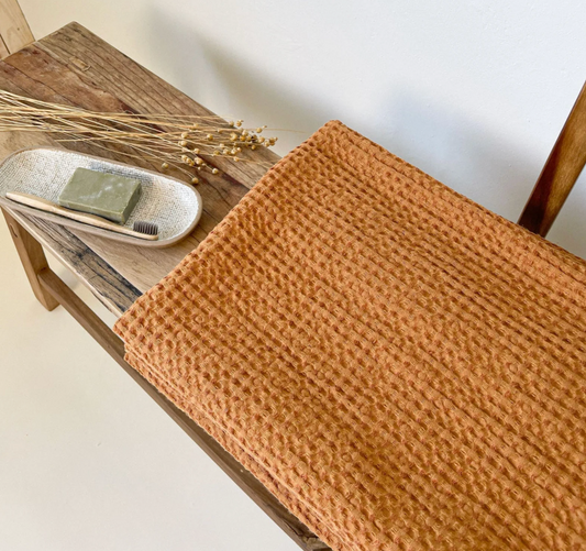 Linen Sauna Towel | Cinammon