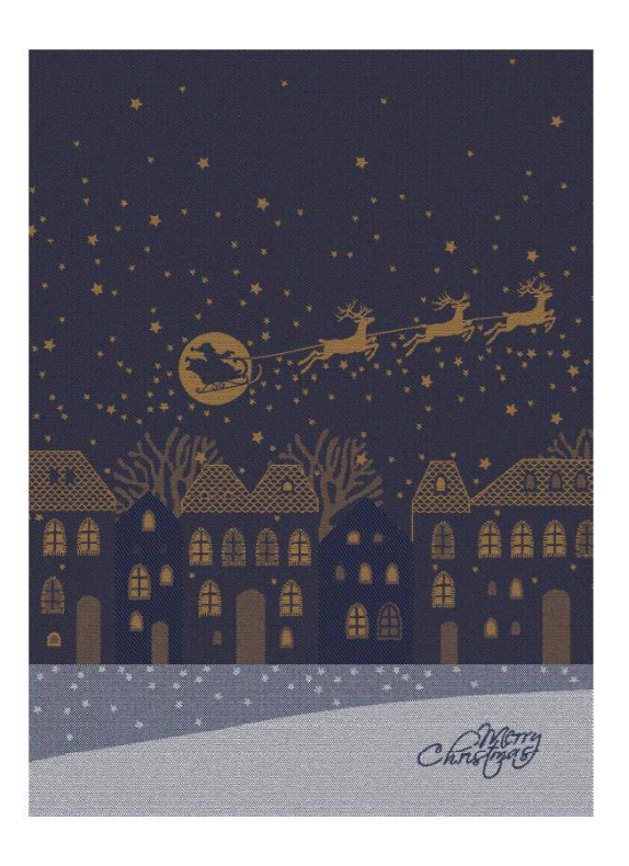Kitchen Towel - Christmas Night / BLUE