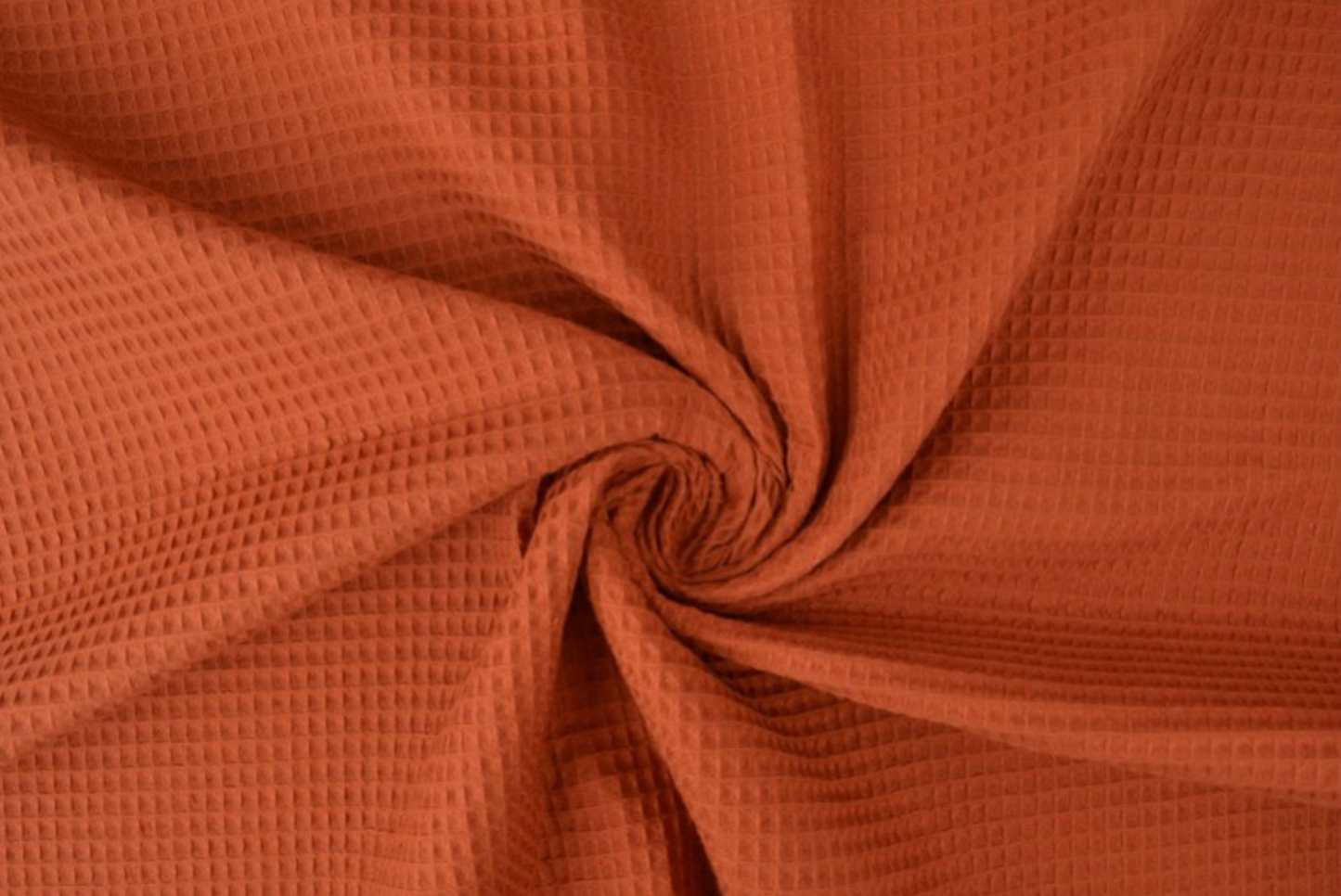 Waffle Fabric Towel / BRICK RED