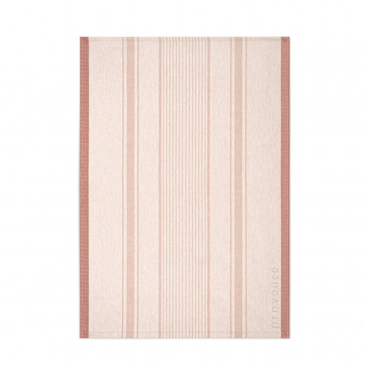 Virtuves dvielis - svītrainais rozā