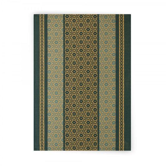 Virtuves dvielis - Maroka zaļš ar zeltu