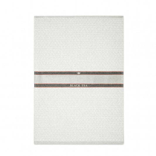 Virtuves dvielis - melnā tēja brokastu šūnas