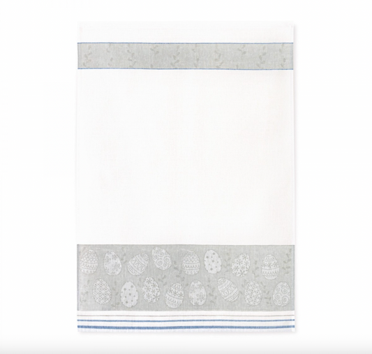 Virtuves dvielis - Lieldienu olas / zils