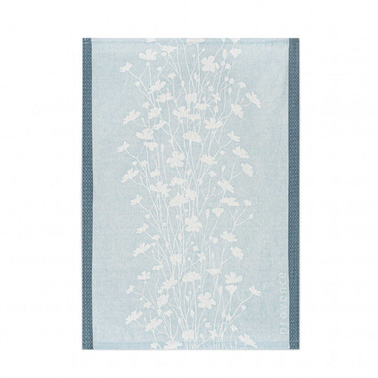 Virtuves dvielis - provinces ziedi zils