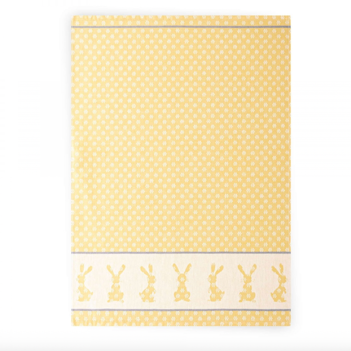 Virtuves dvielis - zaķis dzeltenais