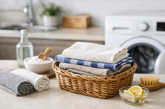 How to Clean Kitchen Cloths Without the Smell