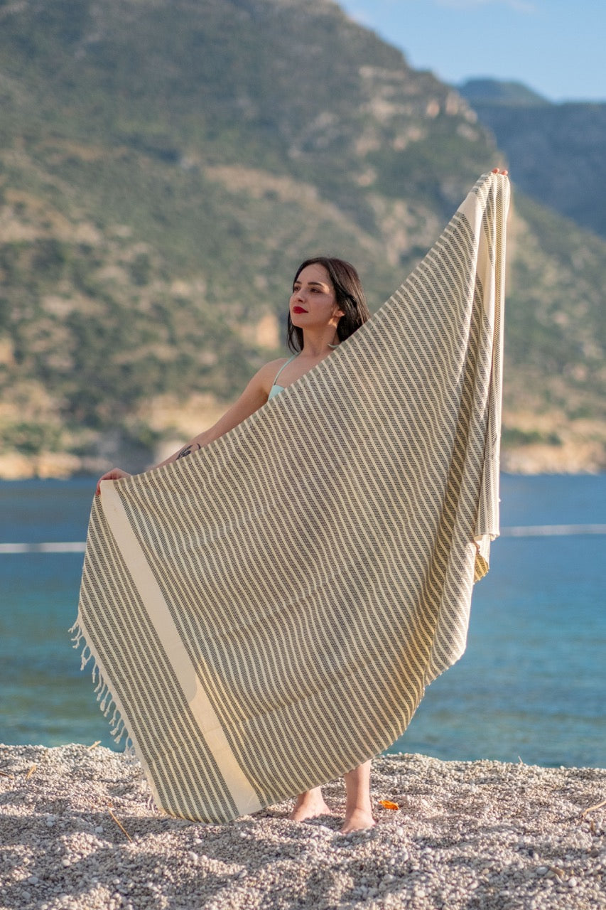 Beach Towel Marmara - green