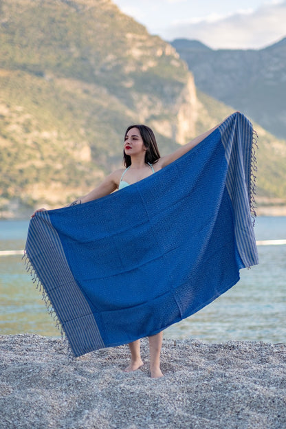Beach Towel Tila - blue