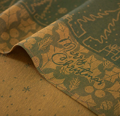 Kitchen Towel - Christmas tree / green