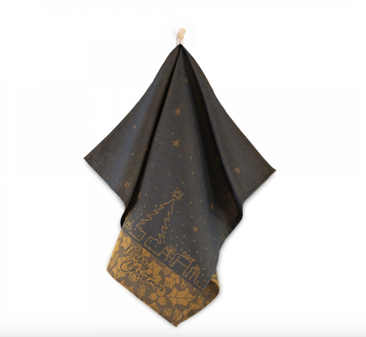 Kitchen Towel - Christmas tree / grey
