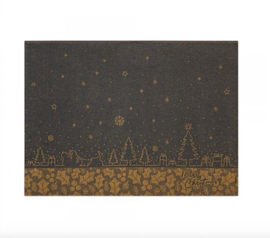 Kitchen Towel - Christmas tree / grey