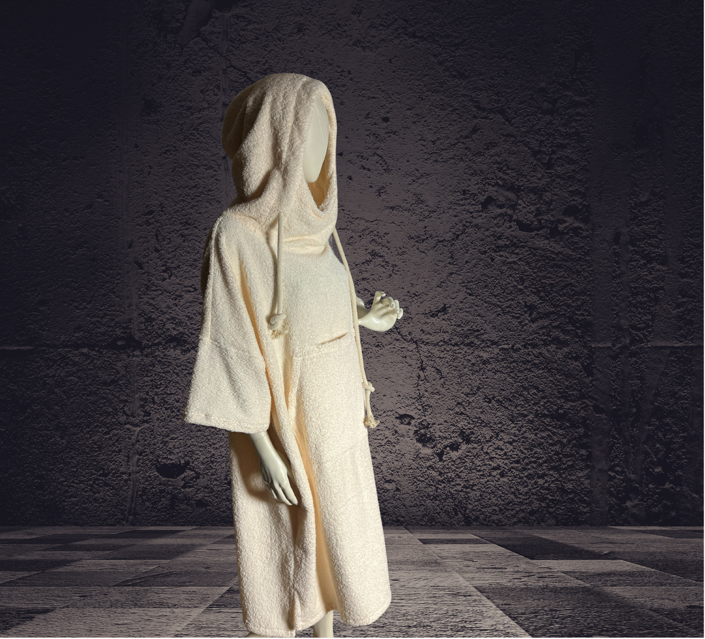 Pončo unisex - šampanieša