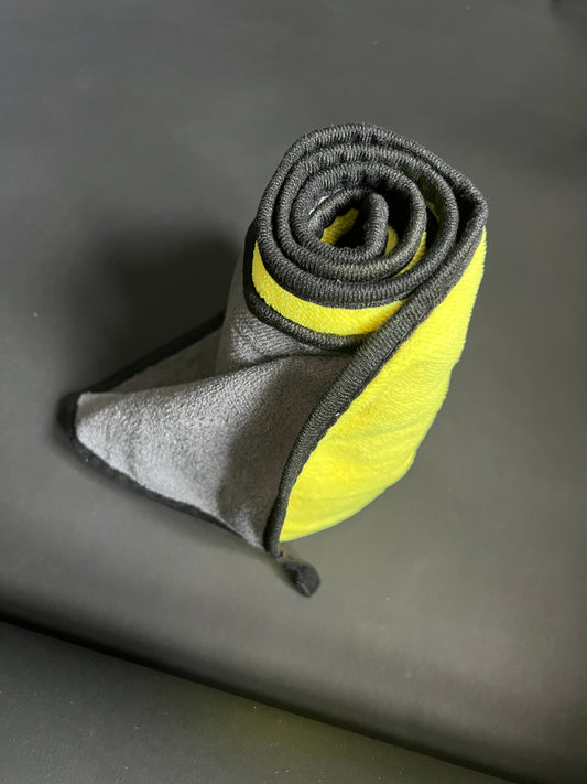 Auto salongi rätik / puhastuslapp 25x25cm / kollane