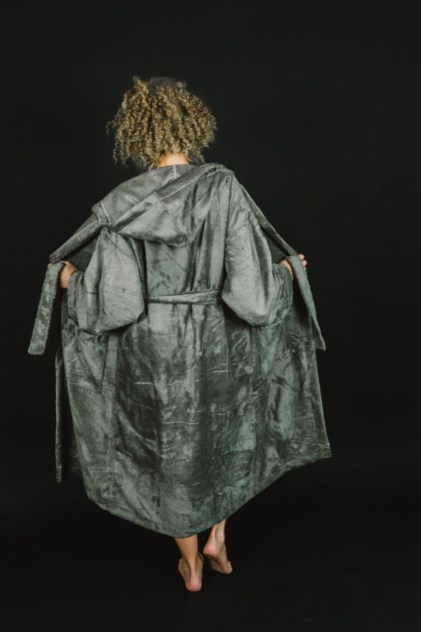 Bamboo Terry Bathrobe / GREEN