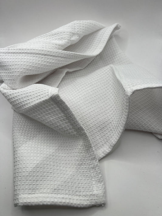 Virtuves dvielis  - balta vafele