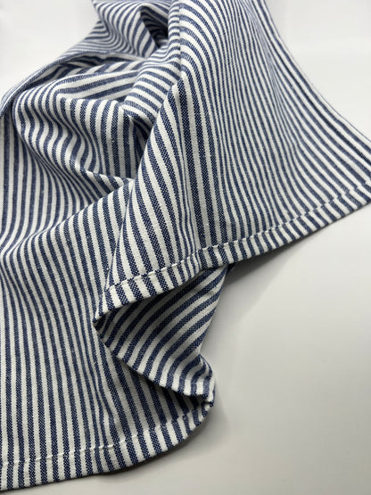 Virtuves dvielis  - zils svītrains