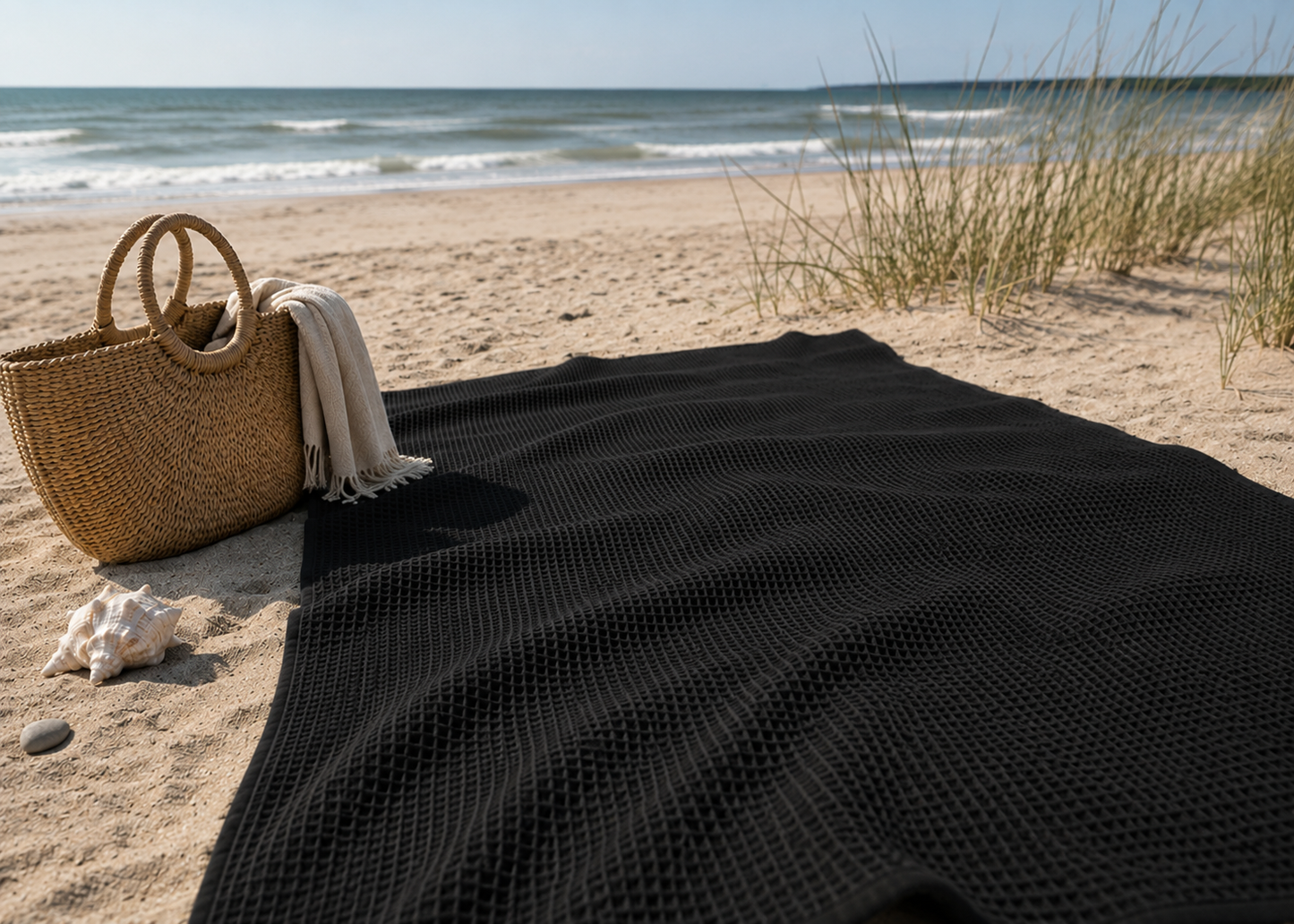 Beach Towel 140x200cm / BLACK