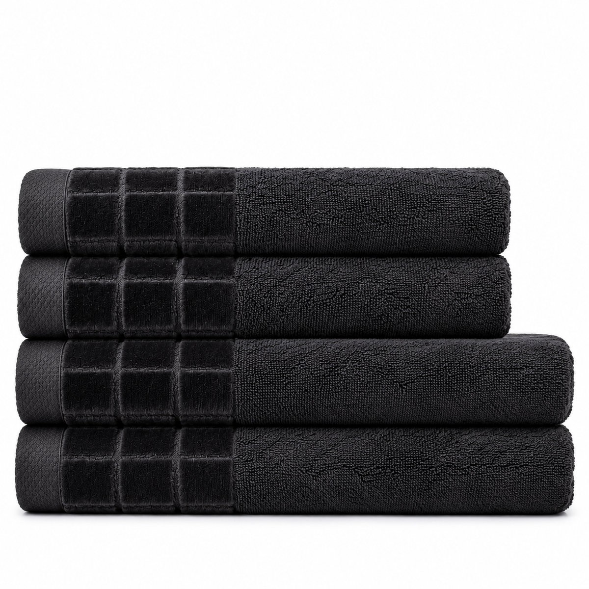 Squares Cotton Terry Towel | 500 GSM