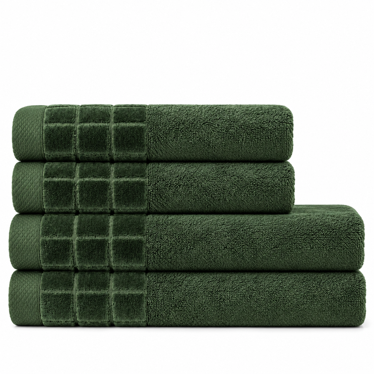 Squares Cotton Terry Towel | 500 GSM