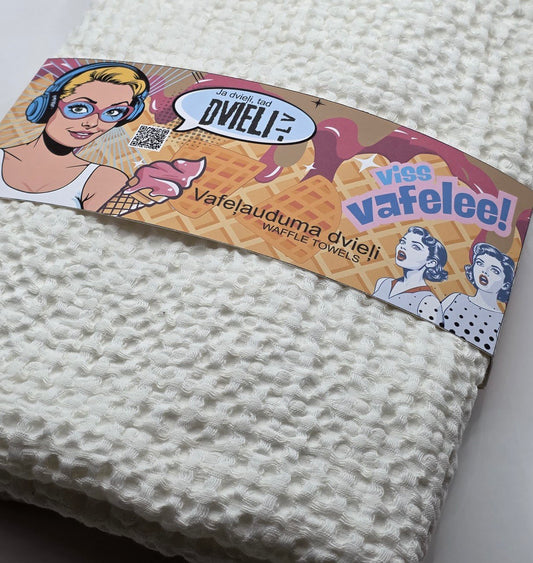 Linen sauna towel | WHITE