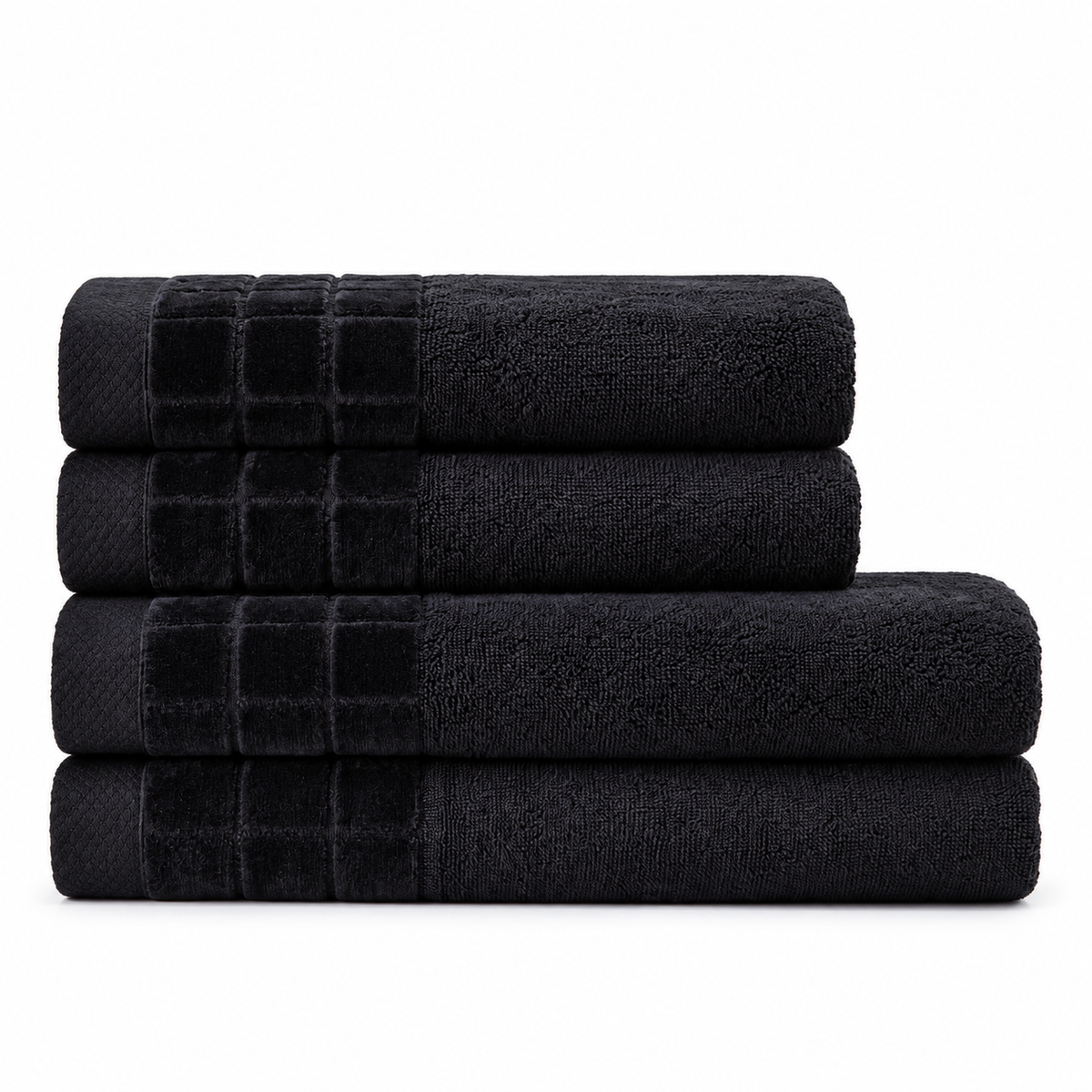 Squares Cotton Terry Towel | 500 GSM