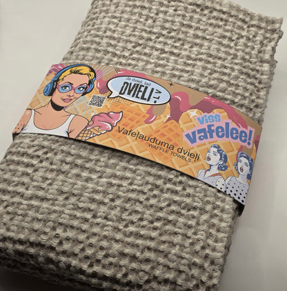 Linen Sauna Towel | BROWN