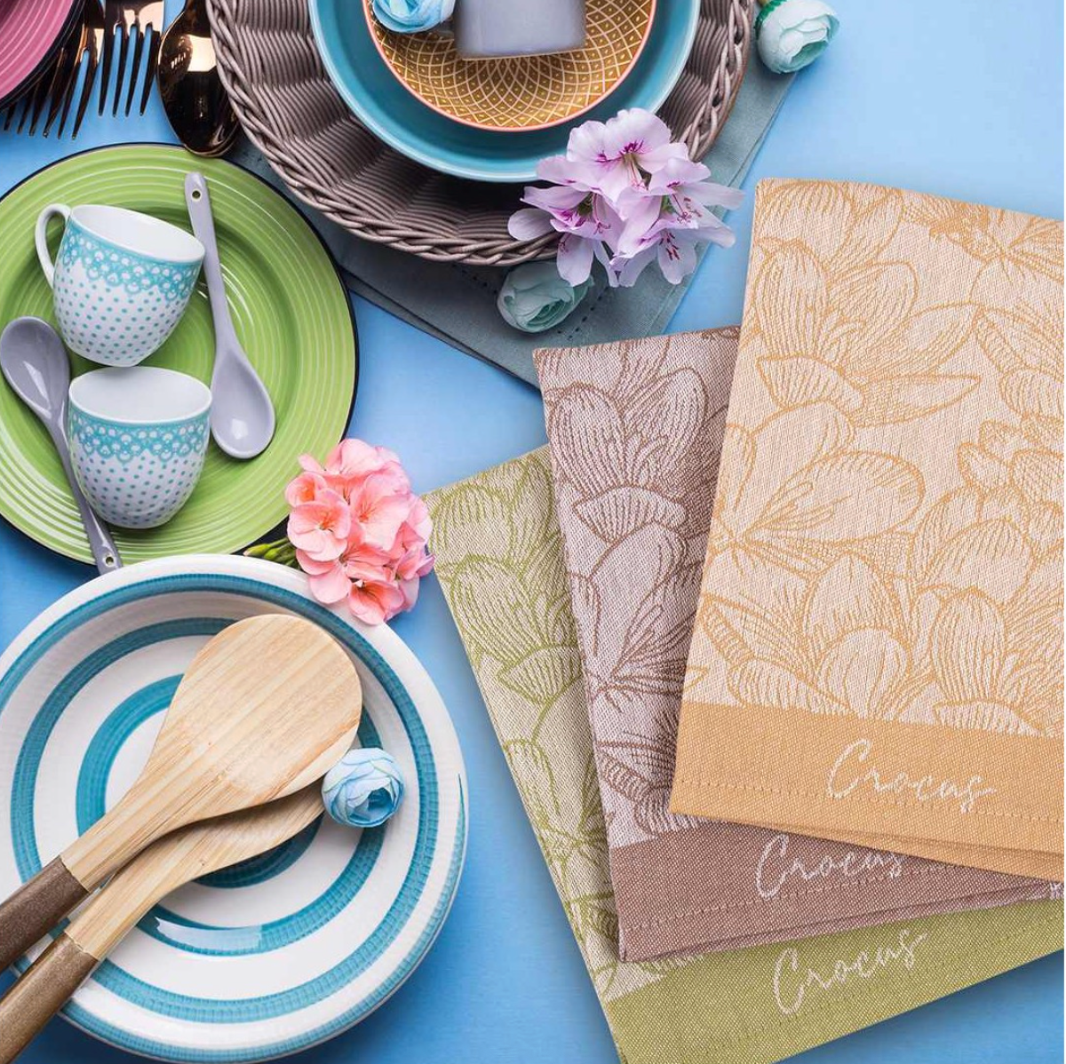 Kitchen Towel  - Crocus mustard