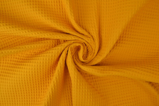 Waffle Fabric Towel / YELLOW