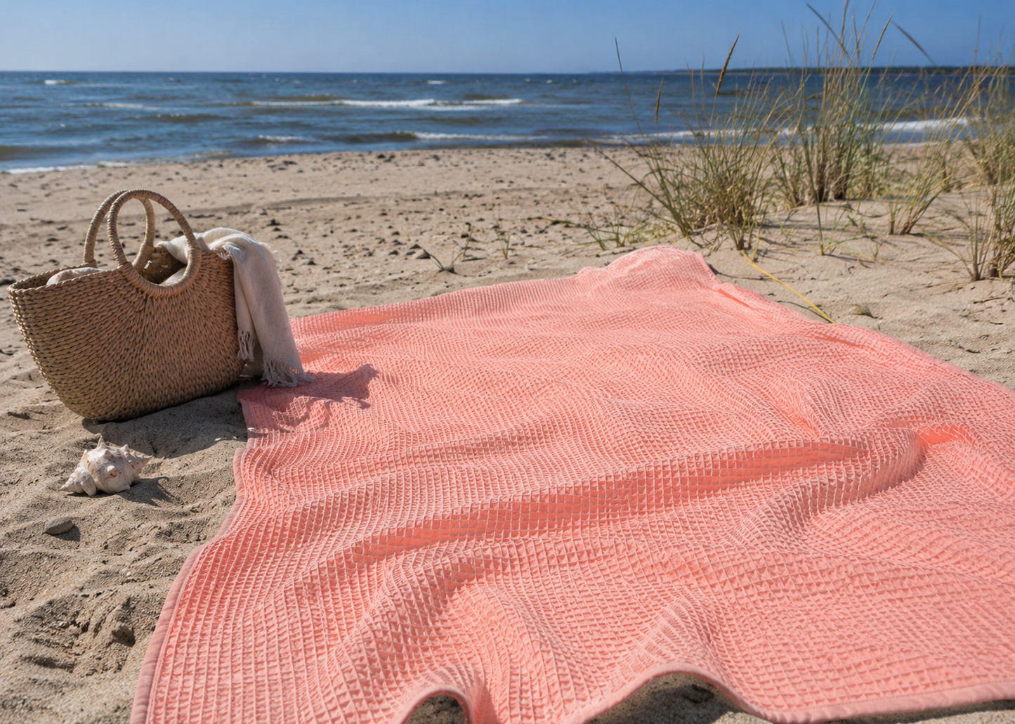 Beach Towel 140x200cm / SALMON PINK