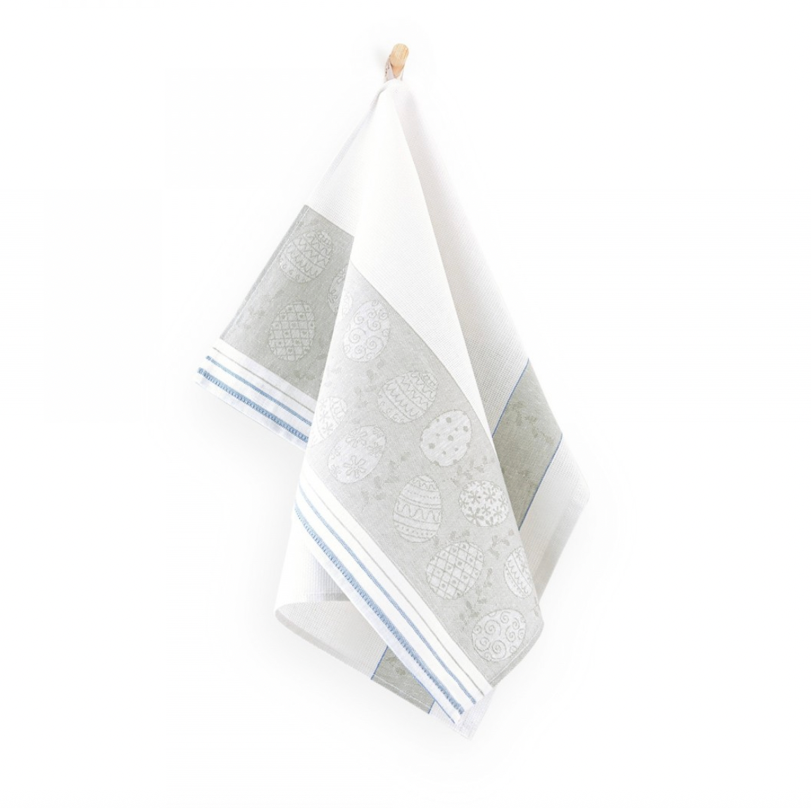 Virtuves dvielis  - Lieldienu olas / zils