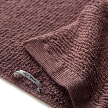 RIBBON TOWELS - MARSALA SET OF 3