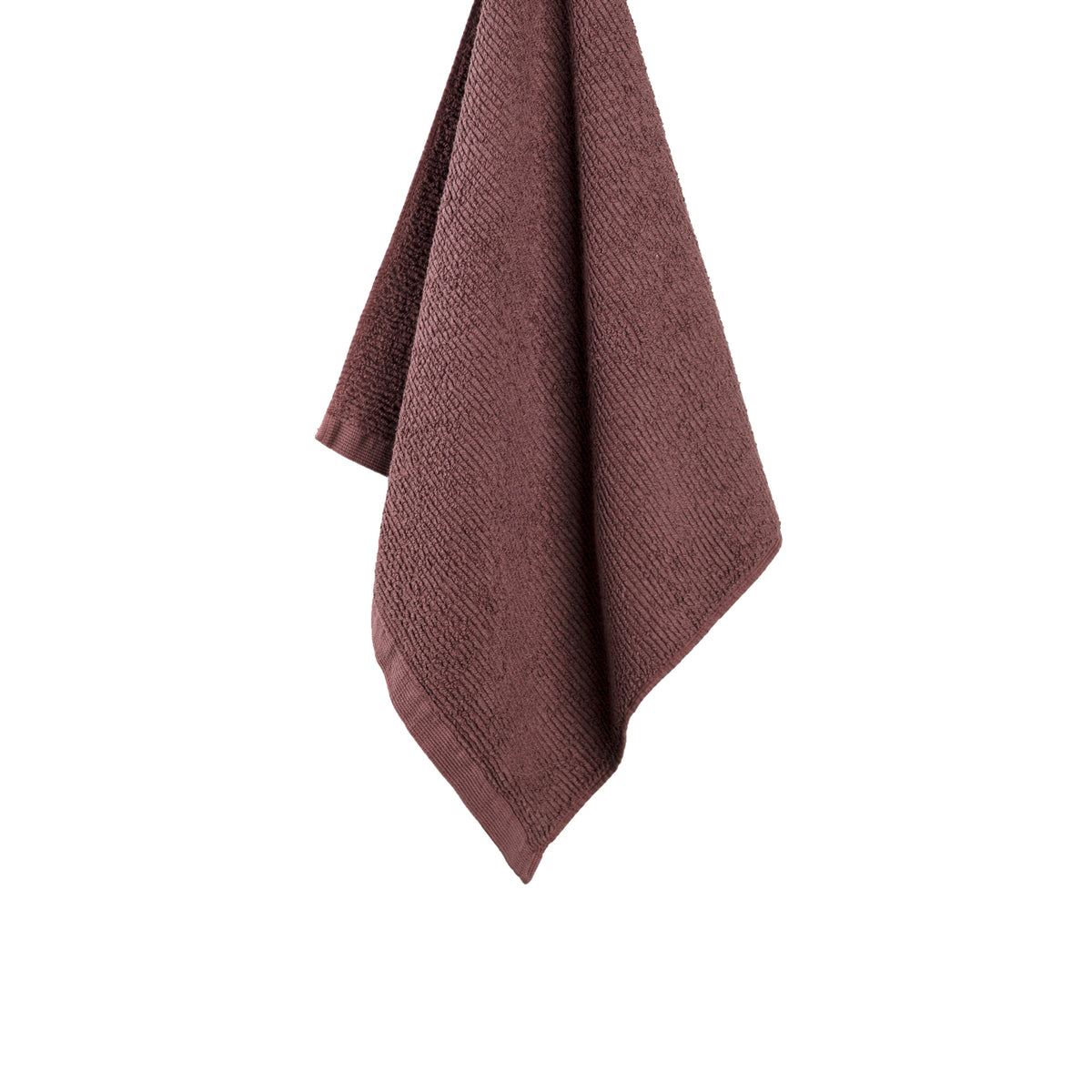 RIBBON TOWELS - MARSALA SET OF 3