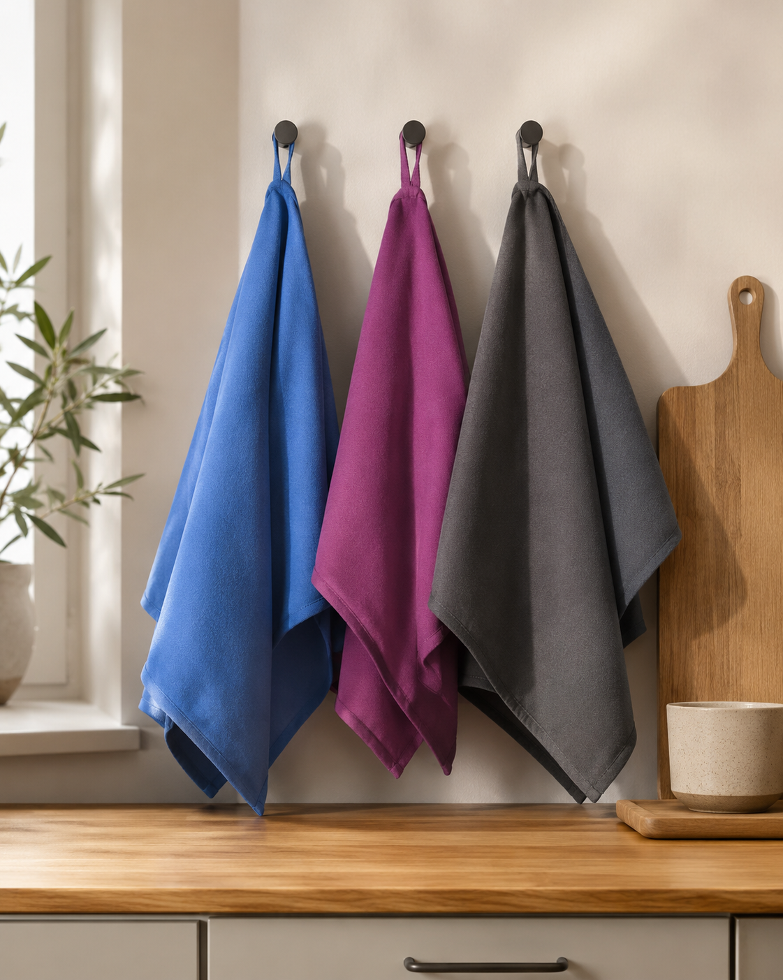 Kitchen towel set - blue
