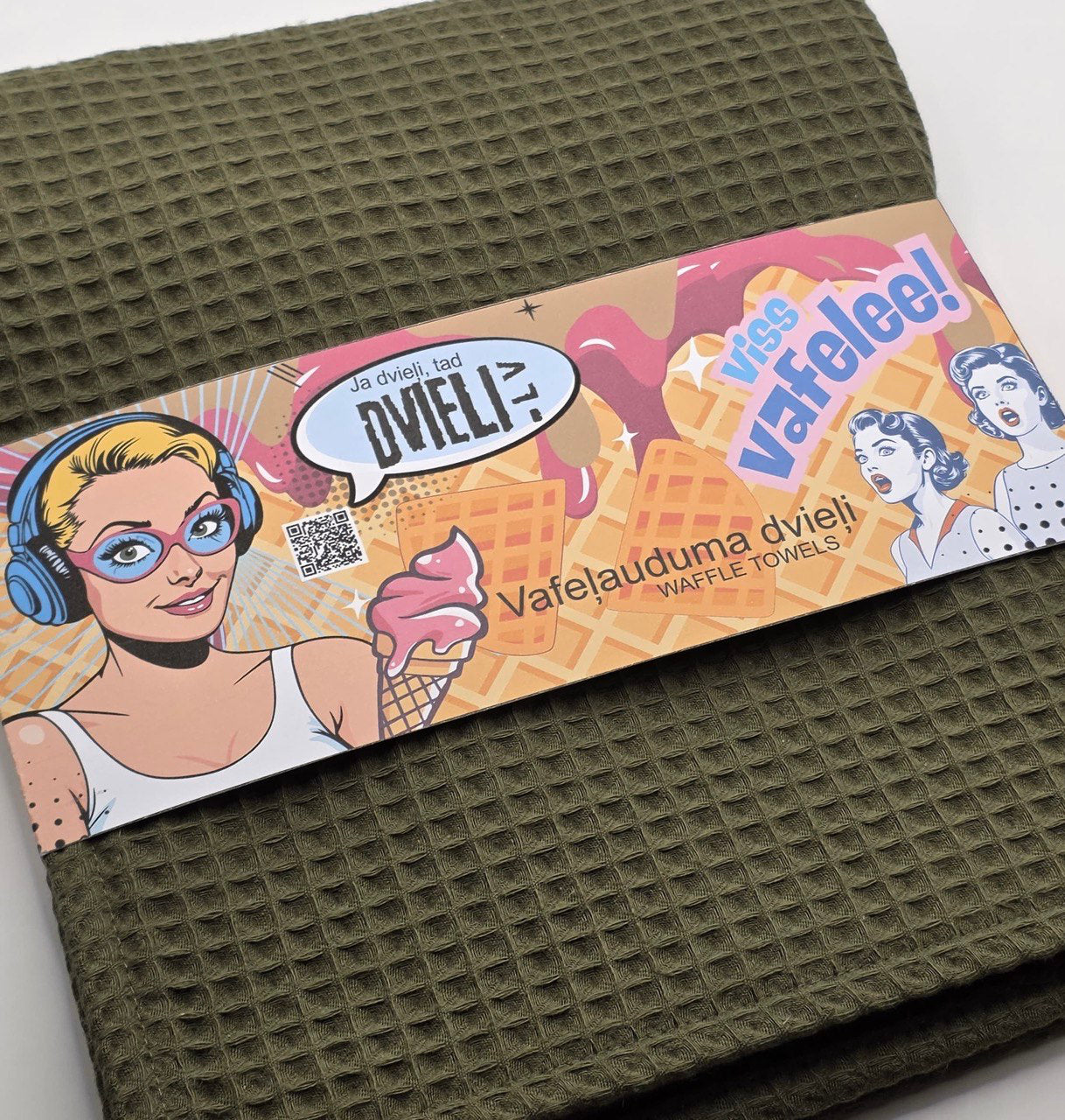 eeltellimine / Vahvlikangast rätik / Samblaroheline