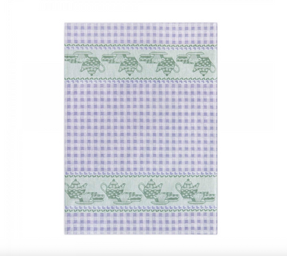 Kitchen Towel  - Teapot violet