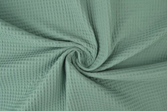 pre-order Waffle Fabric Towel  / SAGE GREEN