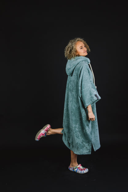 Pončo unisex - zaļgans