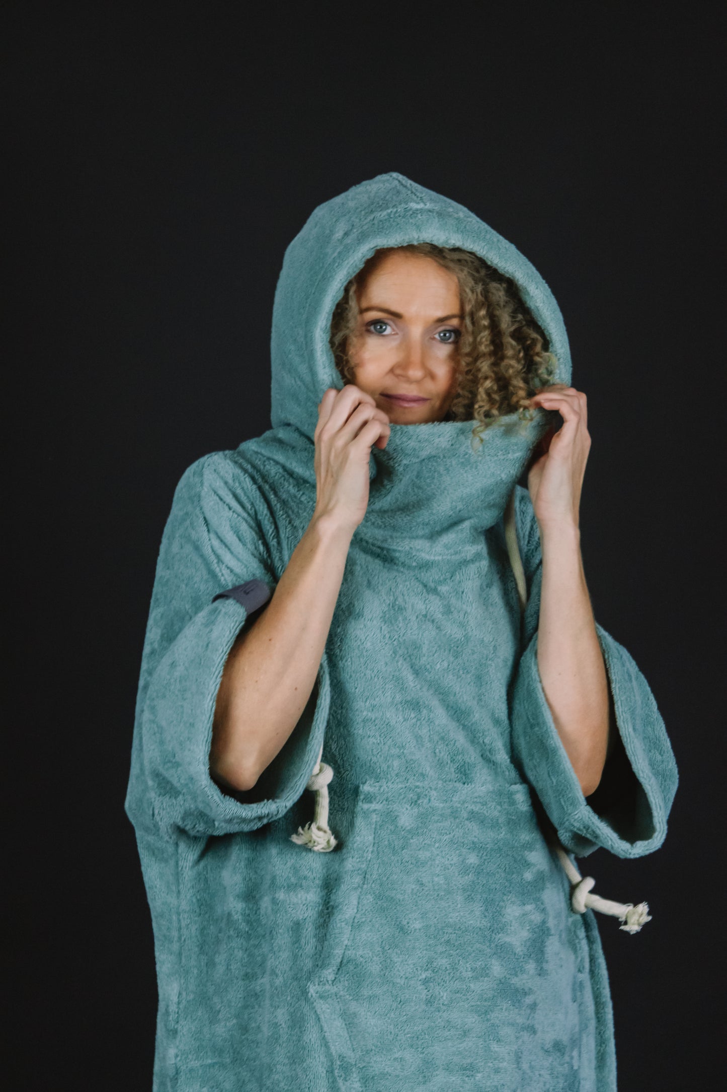 Pončo unisex - zaļgans