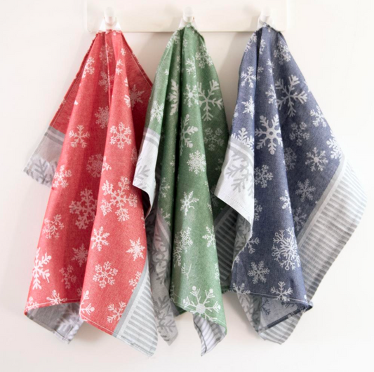 Virtuves dvielis  - ZSV zaļās sniegpārslas / JAUNUMS!